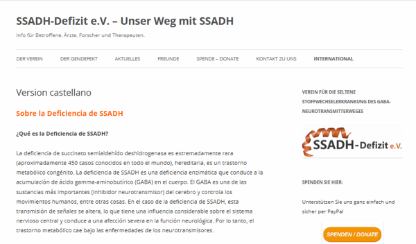 De Neu aporta 2000 euros a la investigación de la SSADH